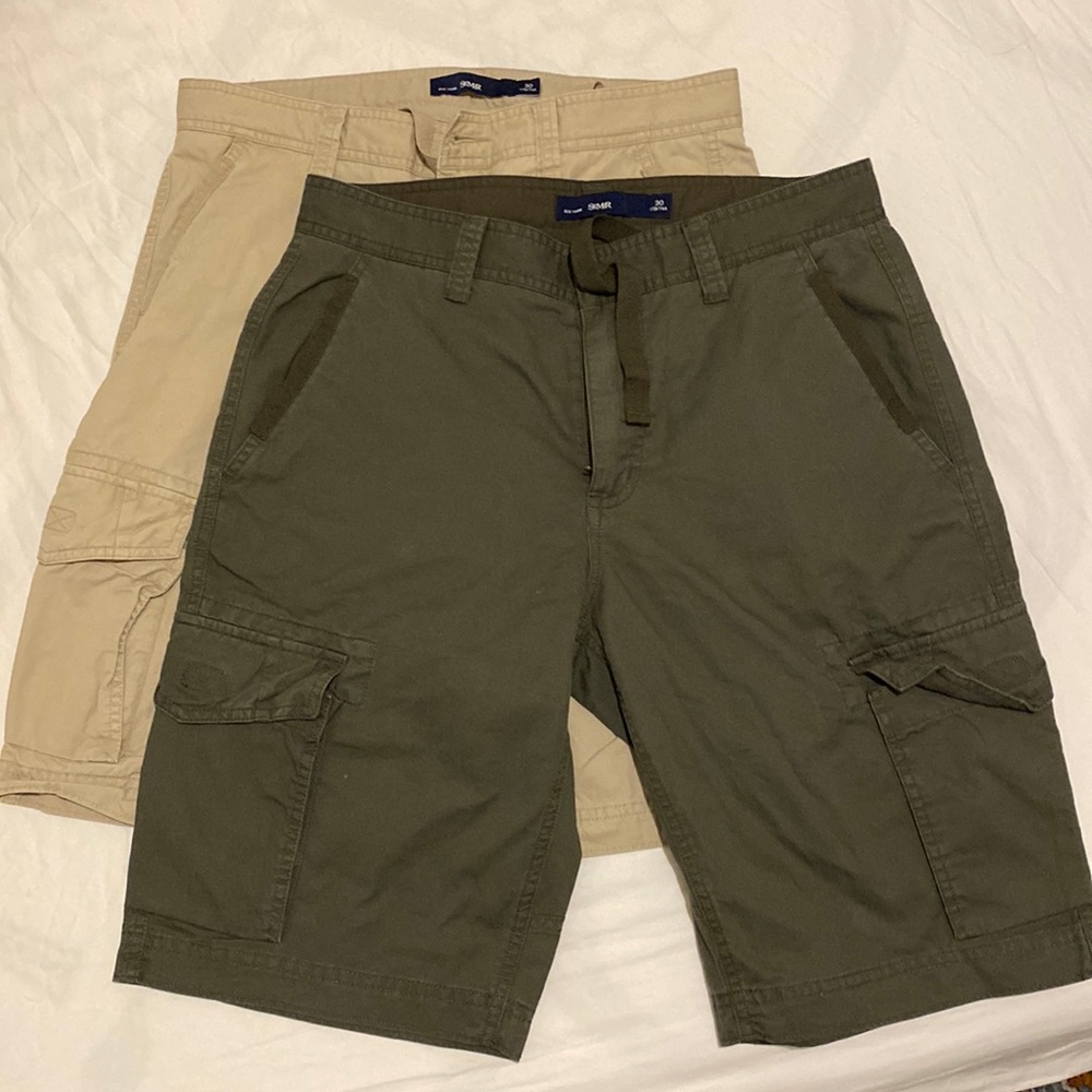 2 Khaki Shorts for Men